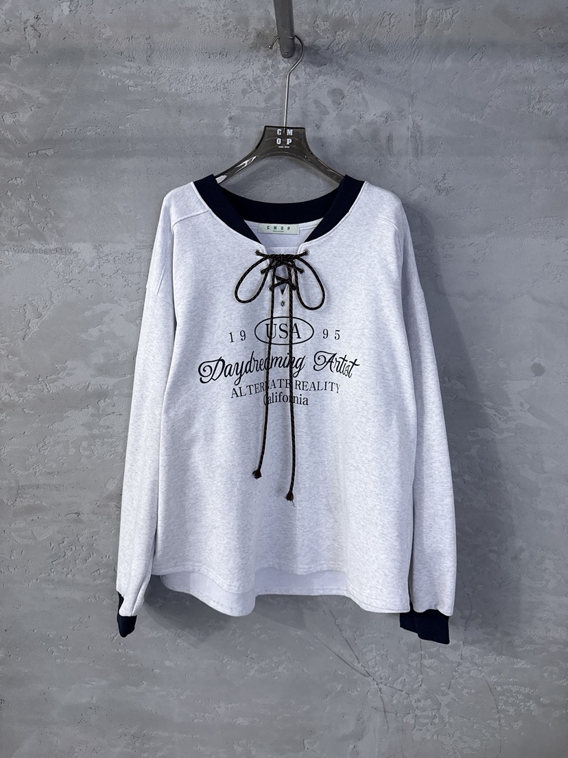 COME OPEN/HAPER韓國直郵女裝新品26春夏熱賣推薦衛衣鏤空COME OPEN/HAPER衛衣圖色1