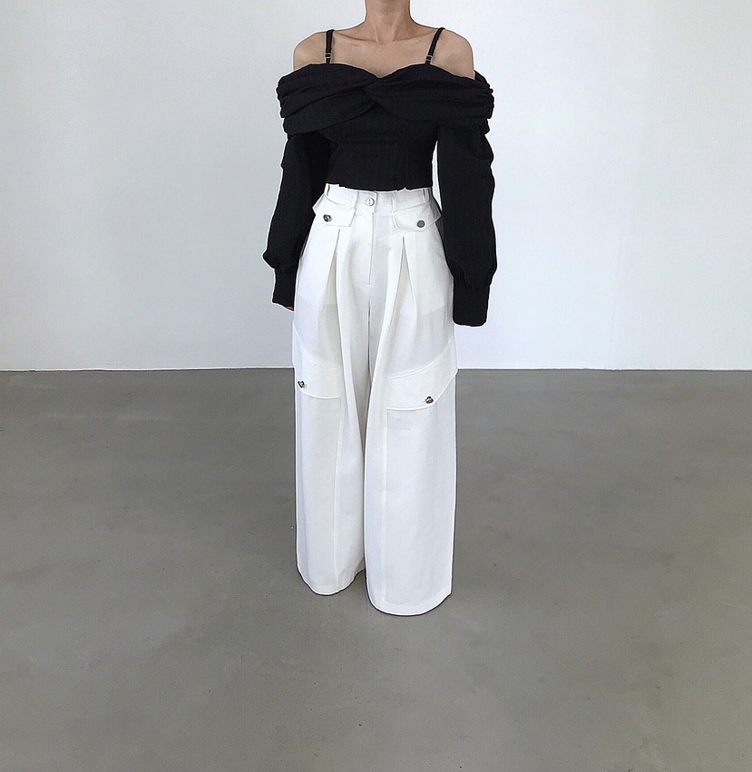 2TWO MOON韓國東大門直郵女裝新款推薦休閑人氣職業休閑褲2TWO MOON休閑褲