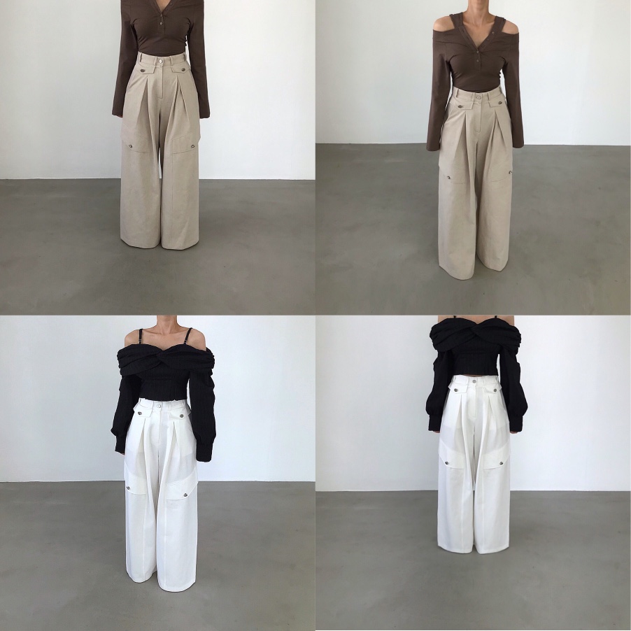 2TWO MOON韓國東大門直郵女裝新款推薦休閑人氣職業休閑褲2TWO MOON休閑褲