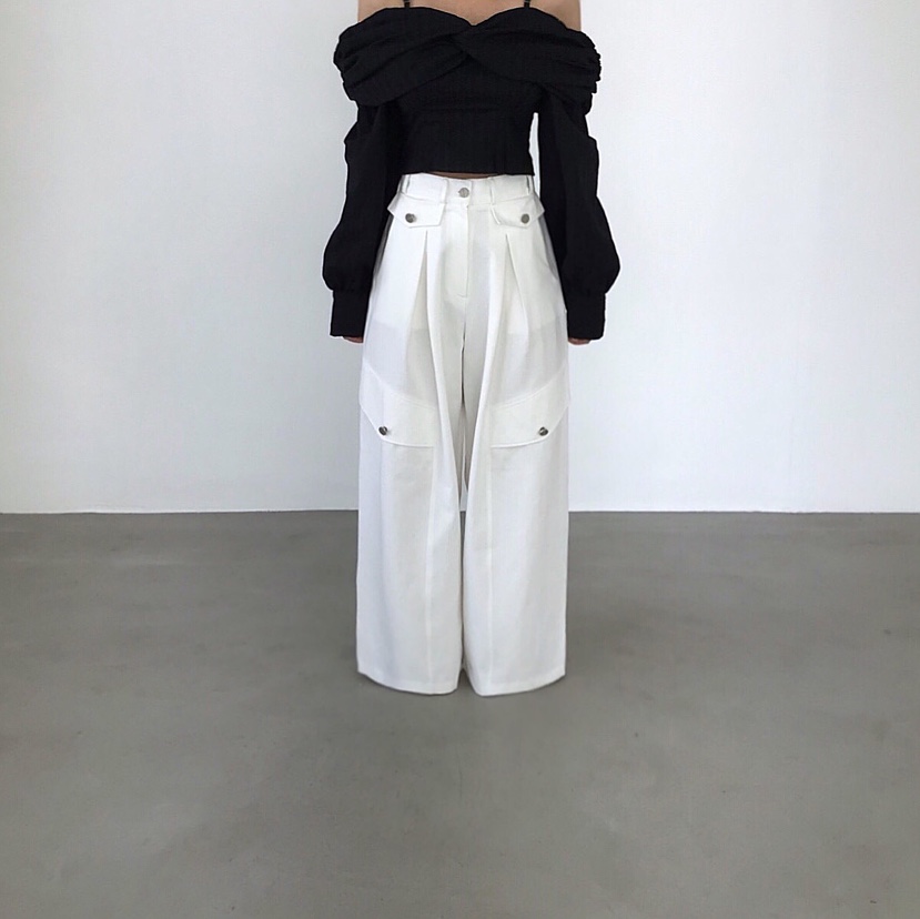 2TWO MOON韓國東大門直郵女裝新款推薦休閑人氣職業休閑褲2TWO MOON休閑褲圖色2