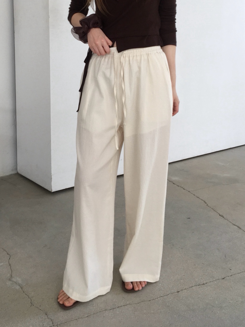 LEGACY韓國東大門直郵女士新品熱賣人氣休閑休閑褲棉布條紋LEGACY休閑褲