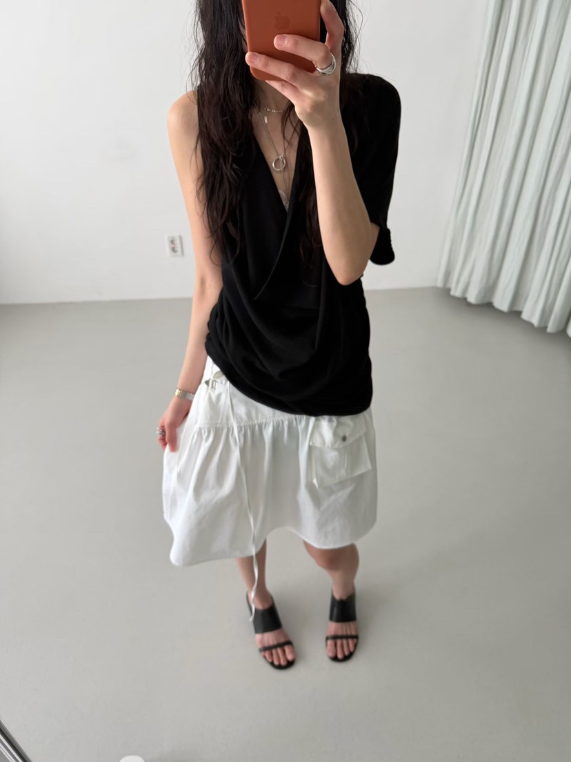 MINIMUZE韓國直郵實拍女士新款26春夏休閑時尚職業推薦T恤MINIMUZET恤