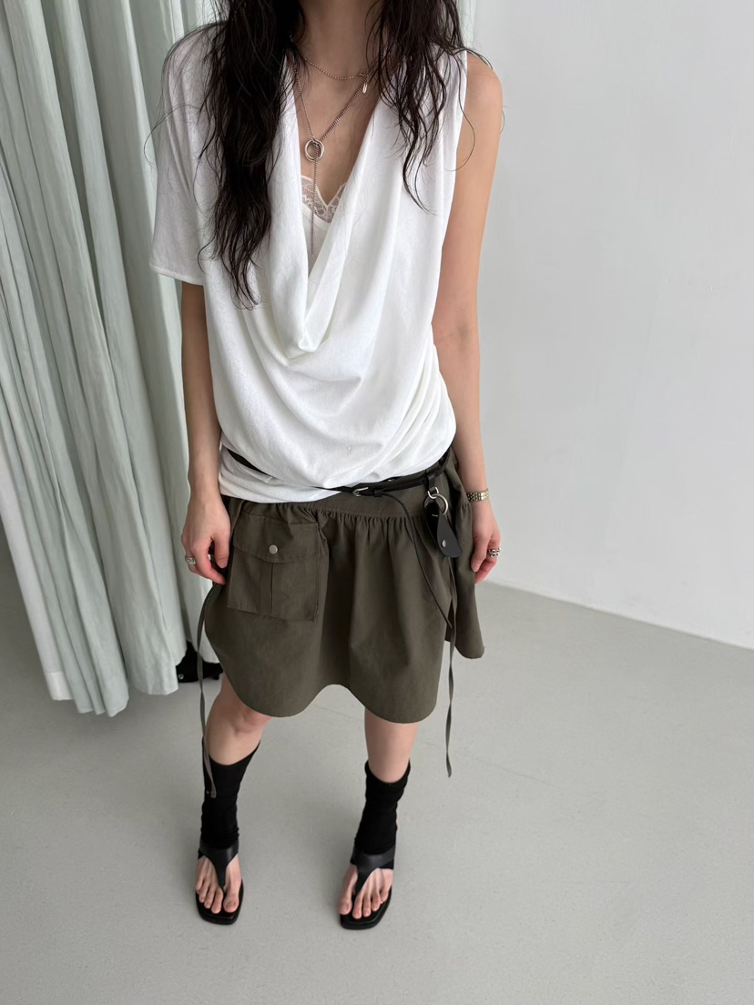 MINIMUZE韓國直郵實拍女士新款26春夏休閑時尚職業推薦T恤MINIMUZET恤