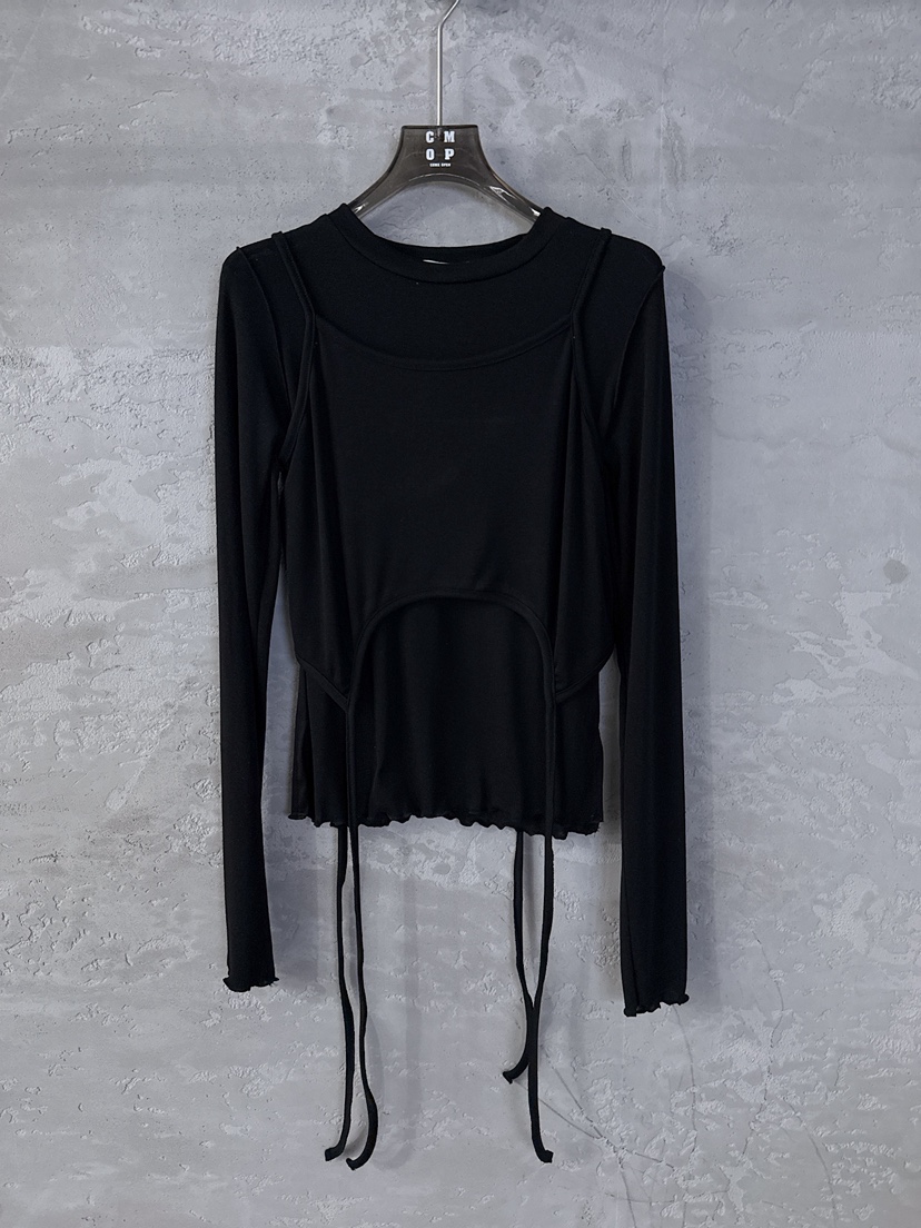 COME OPEN/HAPER韓國東大門代購女裝新款職業時尚長袖T恤COME OPEN/HAPER長袖T恤圖色3