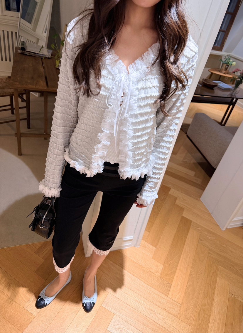 BOUTIQUE-L韓國代購女裝新款熱賣人氣休閑推薦襯衫蕾絲衫BOUTIQUE-L襯衫/蕾絲衫