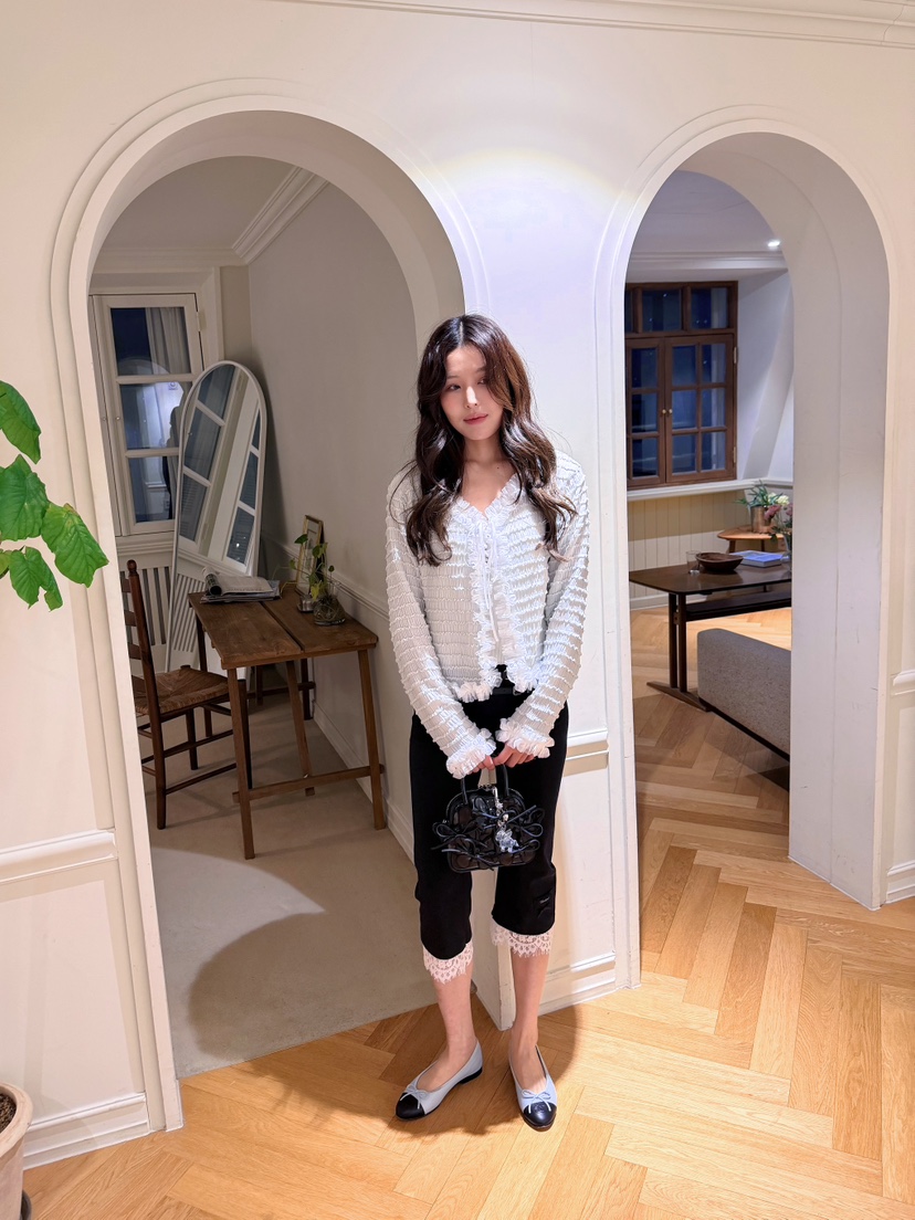 BOUTIQUE-L韓國代購女裝新款熱賣人氣休閑推薦襯衫蕾絲衫BOUTIQUE-L襯衫/蕾絲衫