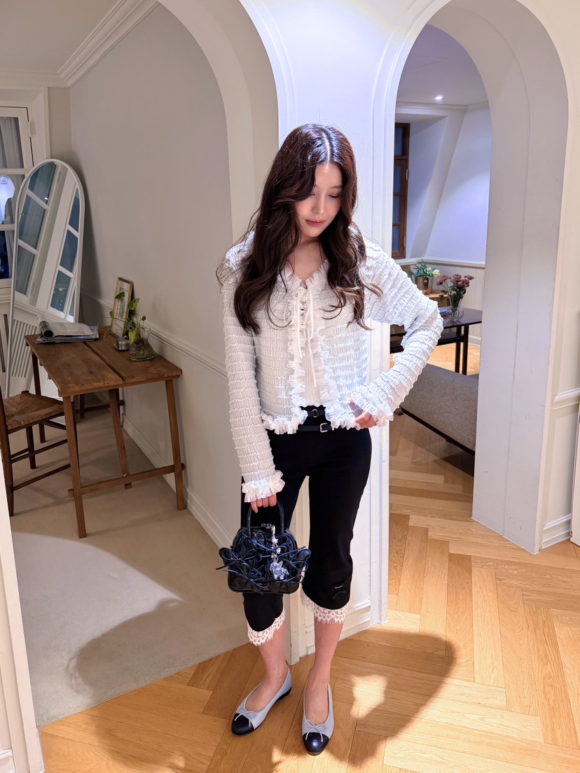 BOUTIQUE-L韓國代購女裝新款熱賣人氣休閑推薦襯衫蕾絲衫BOUTIQUE-L襯衫/蕾絲衫