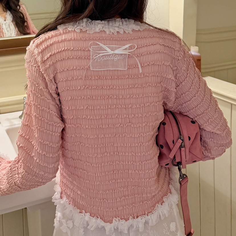 BOUTIQUE-L韓國代購女裝新款熱賣人氣休閑推薦襯衫蕾絲衫BOUTIQUE-L襯衫/蕾絲衫