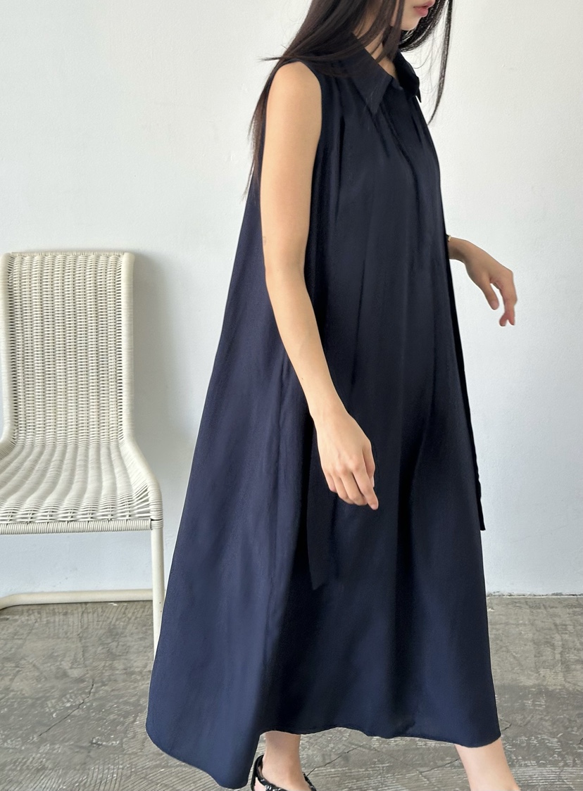 LE VASE韓國直郵實拍女士新款推薦人氣26春夏連衣裙含腰帶LE VASE連衣裙