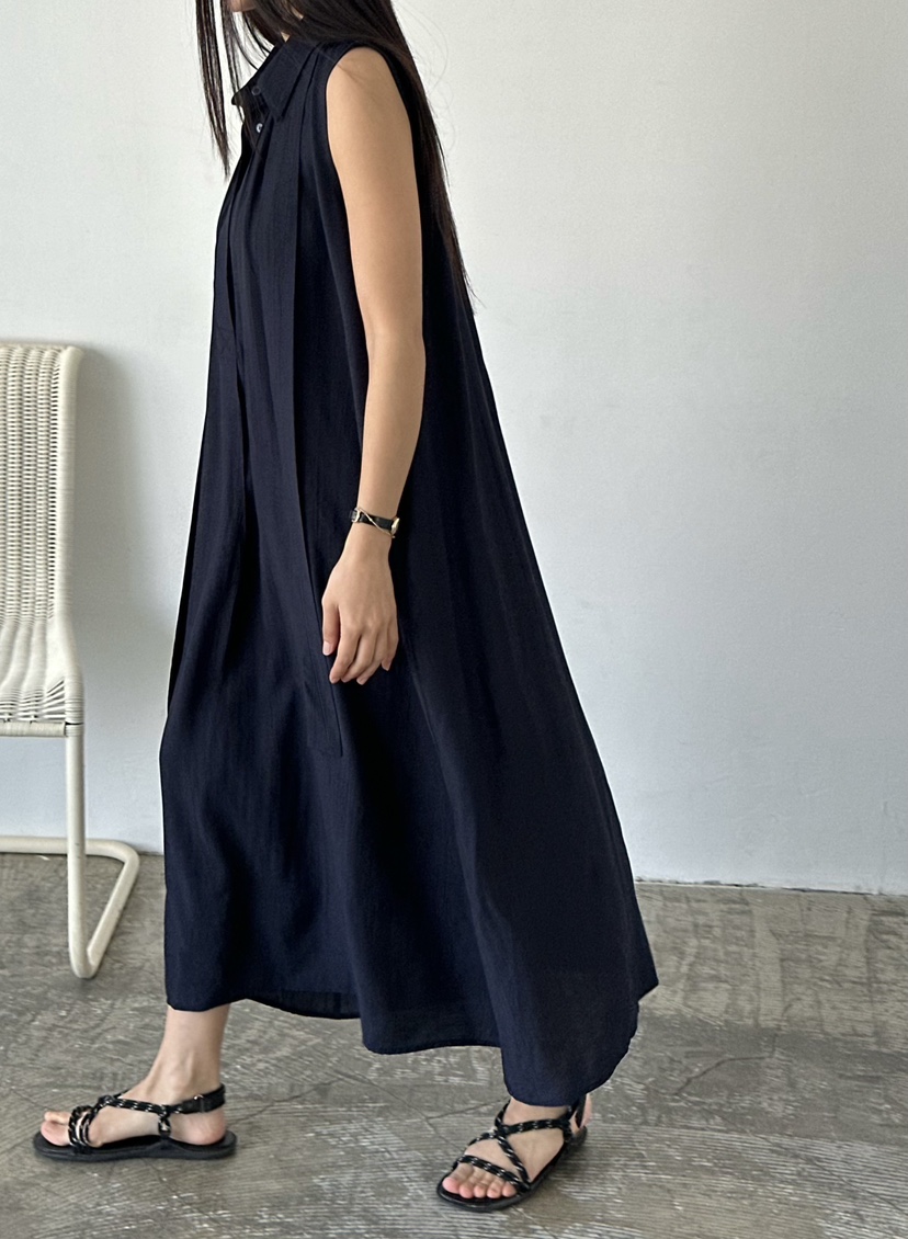 LE VASE韓國直郵實拍女士新款推薦人氣26春夏連衣裙含腰帶LE VASE連衣裙