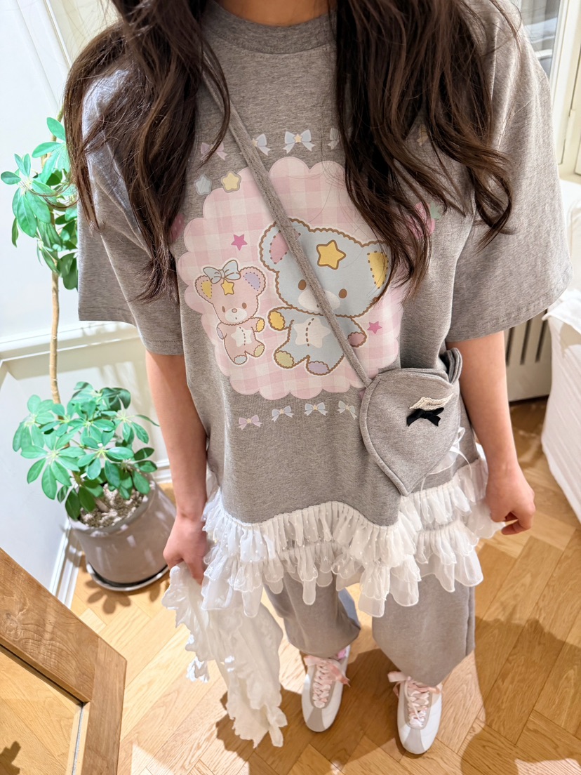 BOUTIQUE-L韓國直郵實拍女裝新款休閑推薦職業時尚人氣T恤BOUTIQUE-LT恤