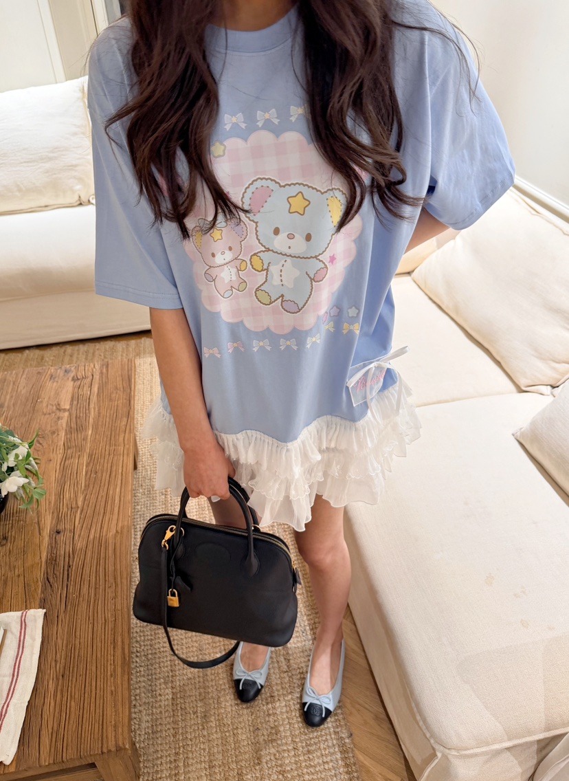 BOUTIQUE-L韓國直郵實拍女裝新款休閑推薦職業時尚人氣T恤BOUTIQUE-LT恤