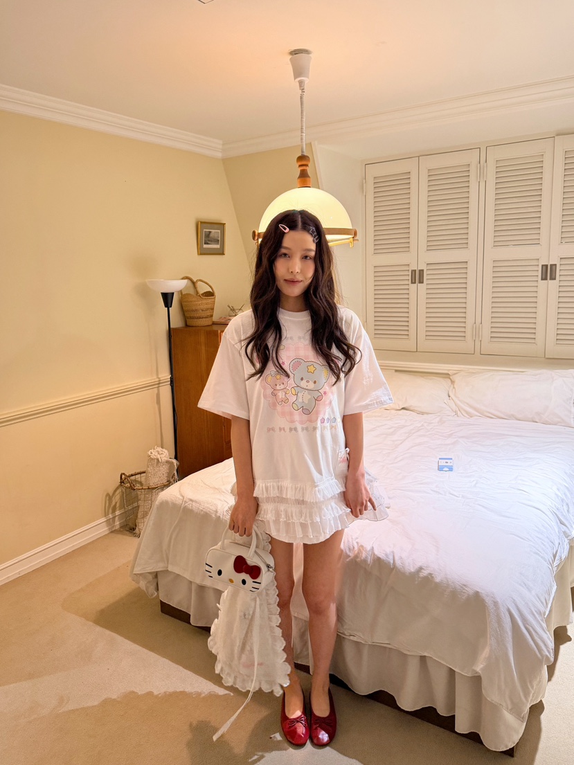 BOUTIQUE-L韓國直郵實拍女裝新款休閑推薦職業時尚人氣T恤BOUTIQUE-LT恤