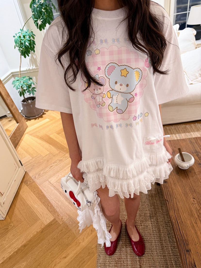 BOUTIQUE-L韓國直郵實拍女裝新款休閑推薦職業時尚人氣T恤BOUTIQUE-LT恤