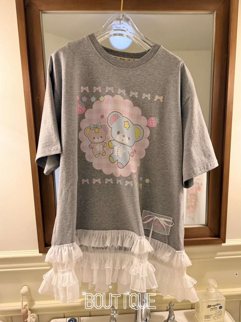 BOUTIQUE-L韓國直郵實拍女裝新款休閑推薦職業時尚人氣T恤BOUTIQUE-LT恤圖色3