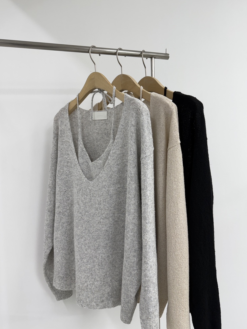 YIKHO STYLE韓國直郵實拍女士新品26春夏休閑人氣針織衫YIKHO STYLE針織衫