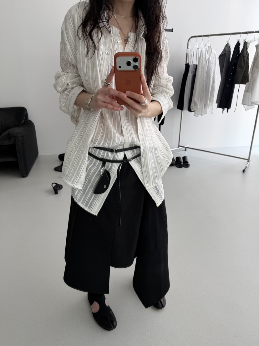 MINIMUZE韓國代購女士新款熱賣人氣26春夏時尚襯衫蕾絲衫MINIMUZE襯衫/蕾絲衫