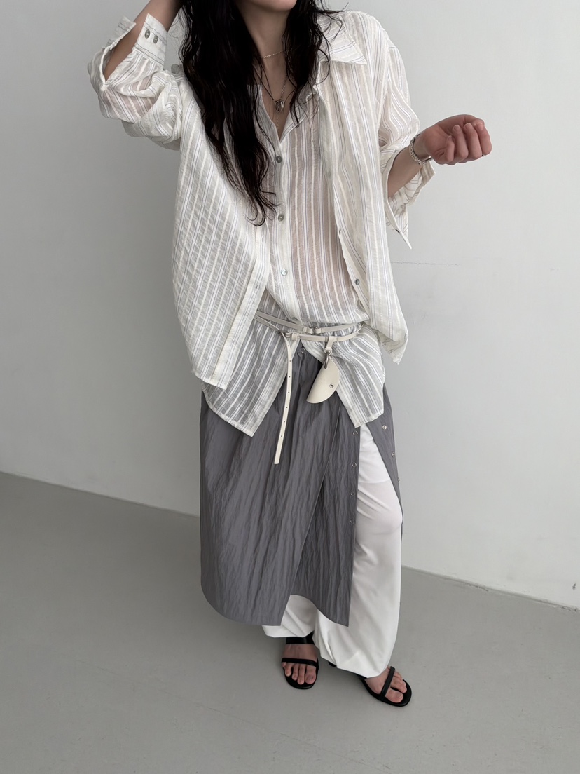 MINIMUZE韓國代購女士新款熱賣人氣26春夏時尚襯衫蕾絲衫MINIMUZE襯衫/蕾絲衫