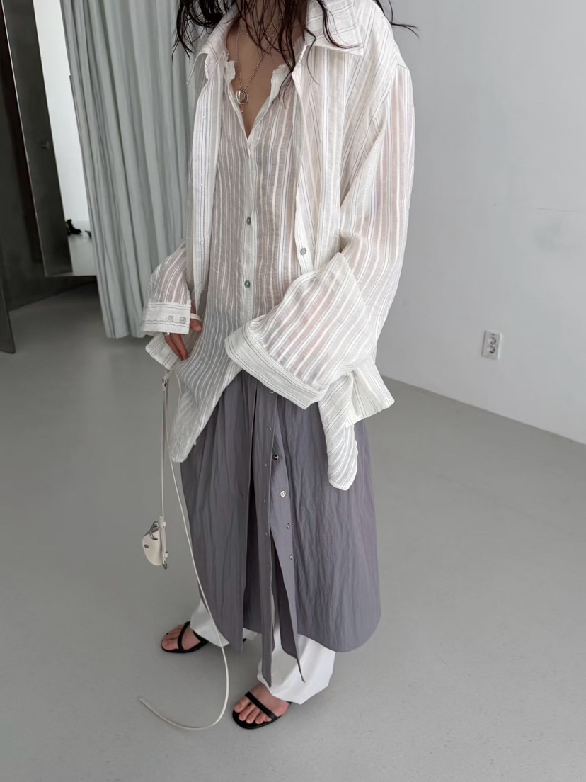 MINIMUZE韓國代購女士新款熱賣人氣26春夏時尚襯衫蕾絲衫MINIMUZE襯衫/蕾絲衫