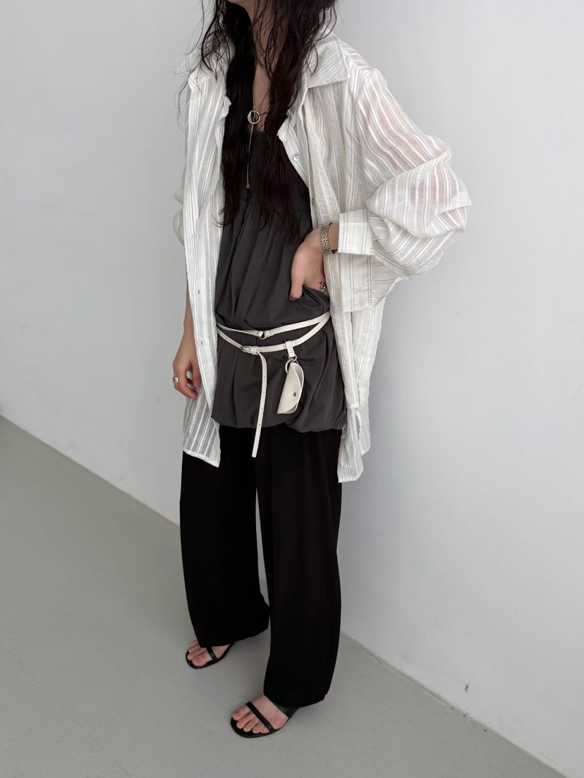 MINIMUZE韓國代購女士新款熱賣人氣26春夏時尚襯衫蕾絲衫MINIMUZE襯衫/蕾絲衫