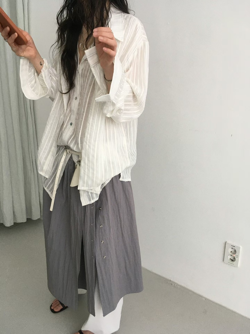 MINIMUZE韓國代購女士新款熱賣人氣26春夏時尚襯衫蕾絲衫MINIMUZE襯衫/蕾絲衫