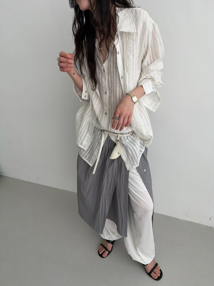 MINIMUZE韓國代購女士新款熱賣人氣26春夏時尚襯衫蕾絲衫MINIMUZE襯衫/蕾絲衫