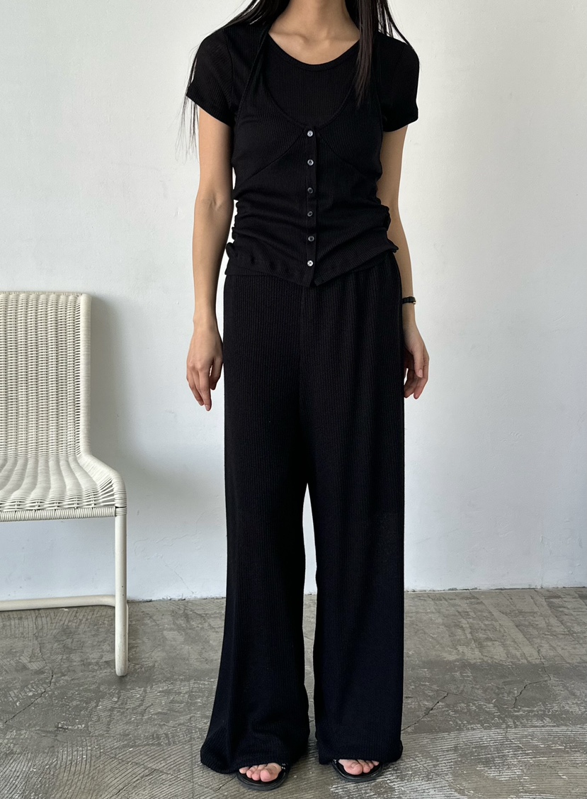 LE VASE韓國東大門代購女裝新品人氣26春夏休閑推薦休閑褲LE VASE休閑褲