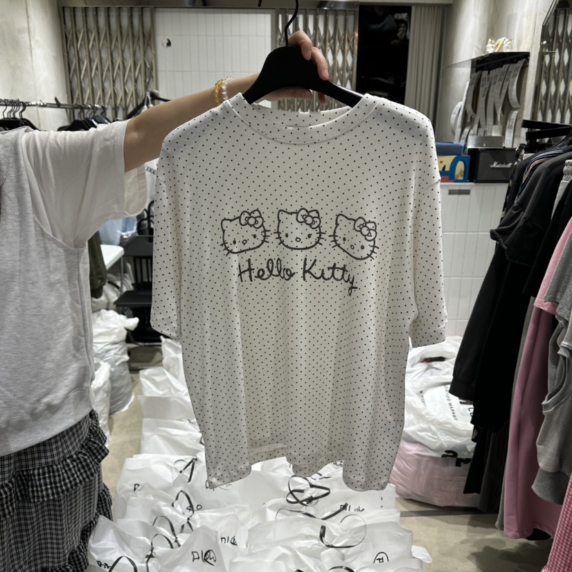 VANTA韓國東大門代購女裝新款職業人氣休閑熱賣26春夏T恤VANTAT恤圖色1