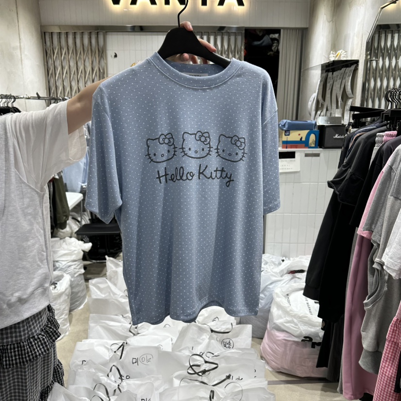 VANTA韓國東大門代購女裝新款職業人氣休閑熱賣26春夏T恤VANTAT恤圖色2