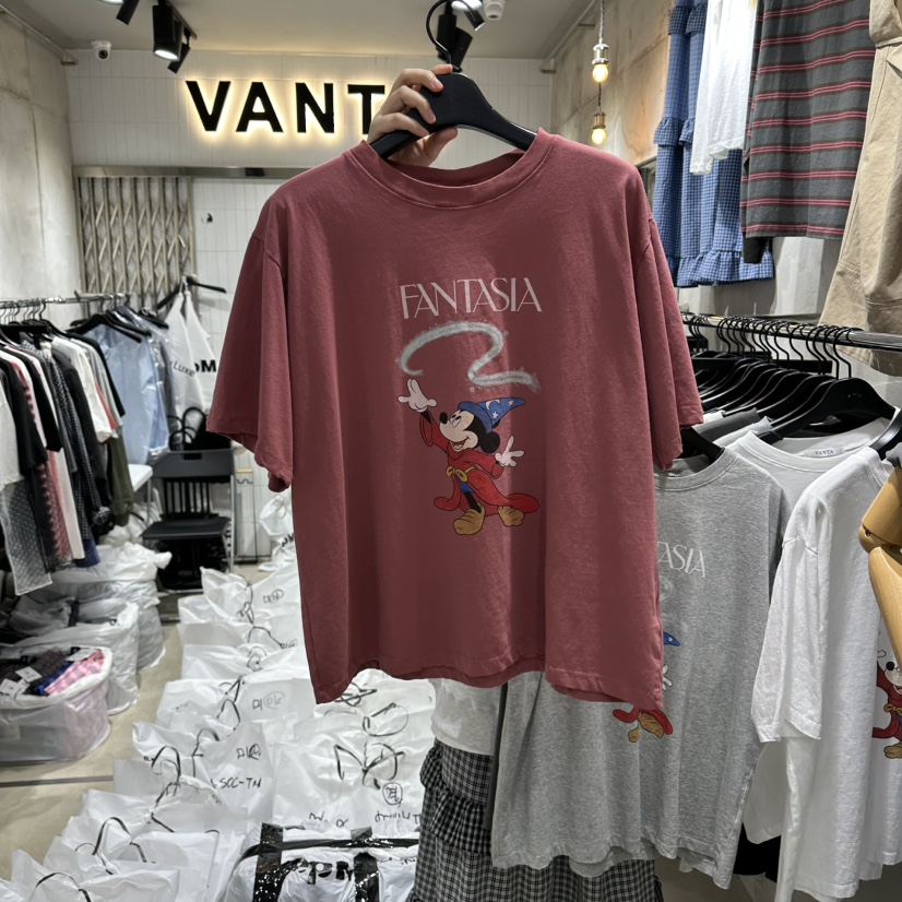 VANTA韓國直郵女裝新款職業時尚推薦人氣熱賣休閑26春夏T恤VANTAT恤圖色2