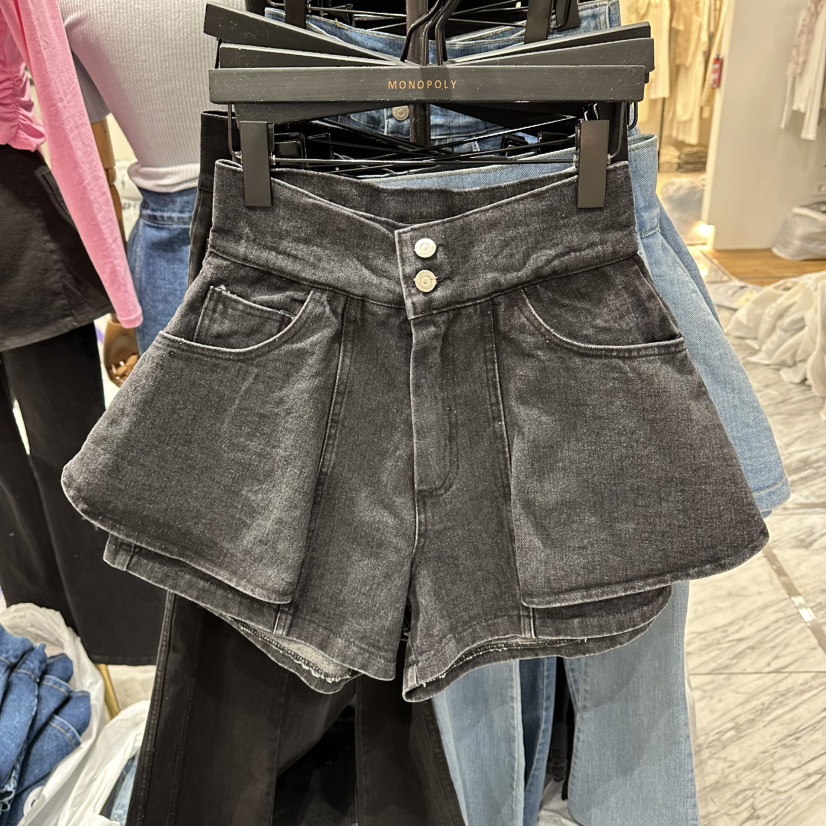 MONOPOLY韓國直郵實拍女裝新款推薦人氣26春夏時尚休閑短褲MONO_POLY短褲圖色2