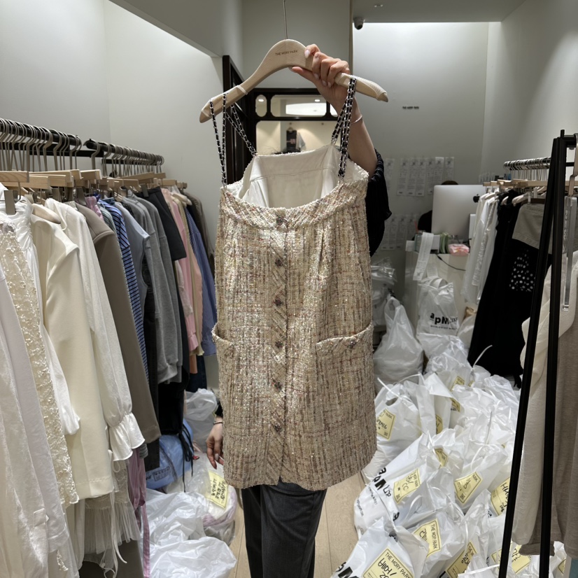 THEMORYPARK韓國代購女裝新品人氣熱賣職業推薦休閑連衣裙THE MORY PARK連衣裙圖色1