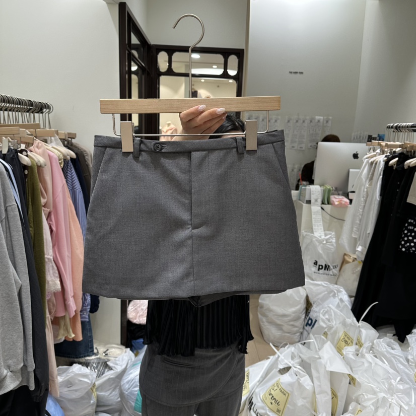 THEMORYPARK韓國東大門代購女裝新品時尚職業熱賣推薦短裙THE MORY PARK短裙圖色2