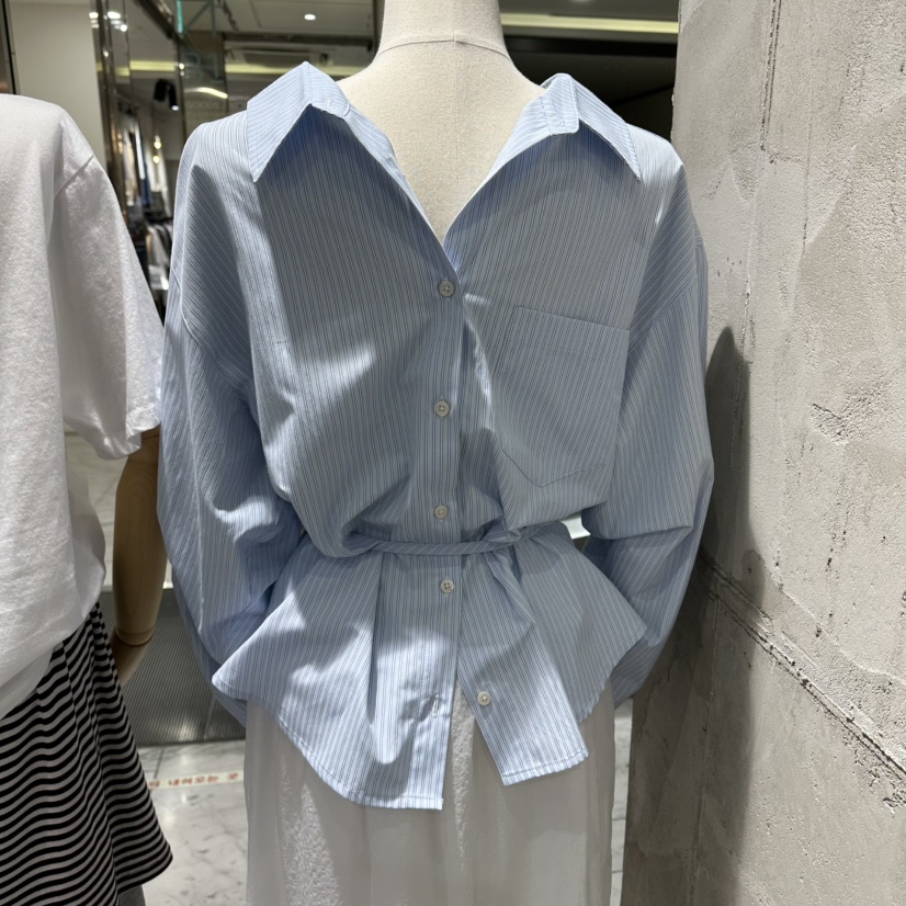 VANTA韓國東大門代購女裝新品推薦職業休閑時尚襯衫蕾絲衫VANTA襯衫/蕾絲衫圖色2