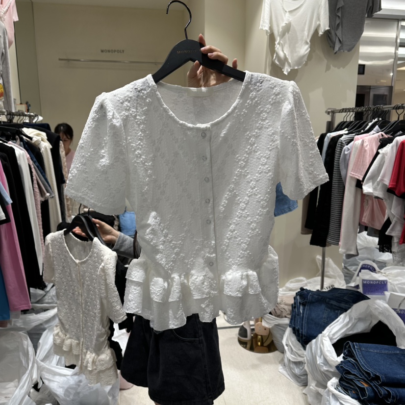 MONOPOLY韓國東大門直郵女士新品休閑26春夏推薦時尚熱賣T恤MONO_POLYT恤圖色1