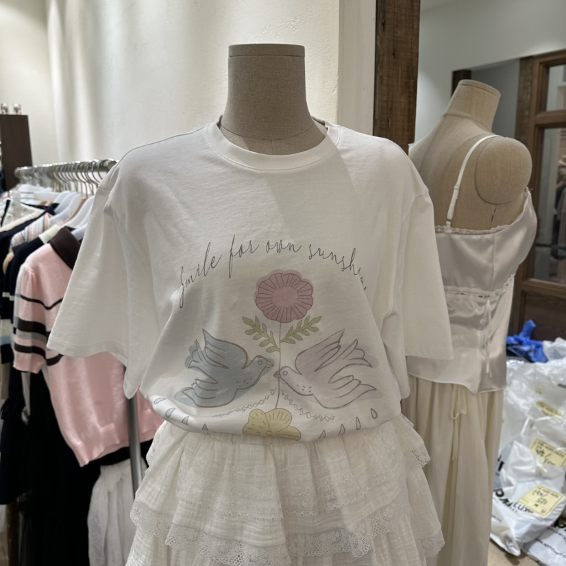 HANSUNGHYUN韓國直郵實拍女裝新款時尚職業人氣推薦T恤棉質HANSUNGHYUNT恤圖色1