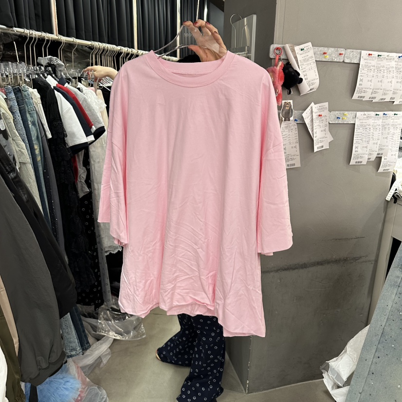 MOMAZU韓國直郵女裝新款人氣時尚熱賣推薦26春夏休閑職業T恤MOMAZUT恤圖色1