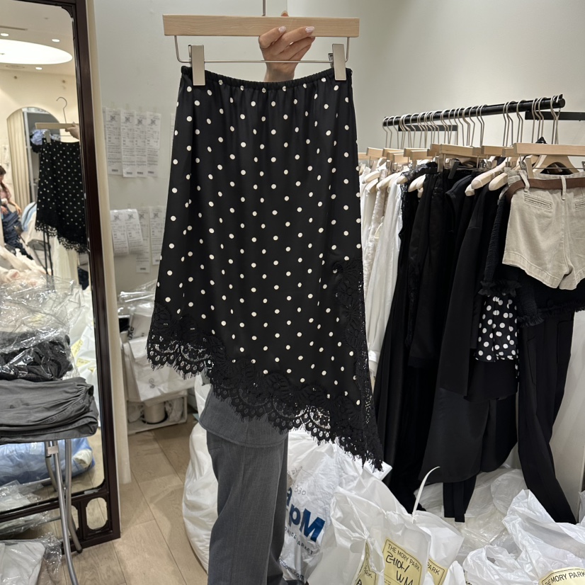 THEMORYPARK韓國代購女士新款休閑時尚半身裙中短裙不對稱THE MORY PARK半身裙/中短裙圖色2