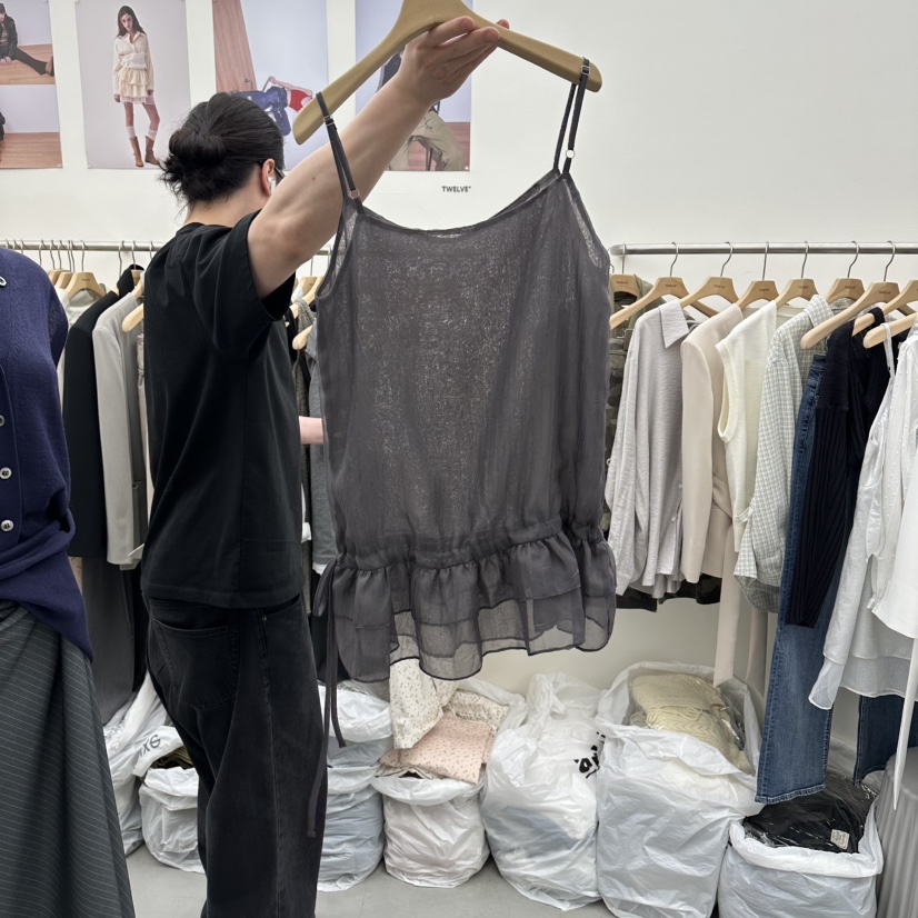 TWELVE韓國東大門直郵女士新款推薦人氣職業26春夏吊帶背心TWELVE吊帶/背心