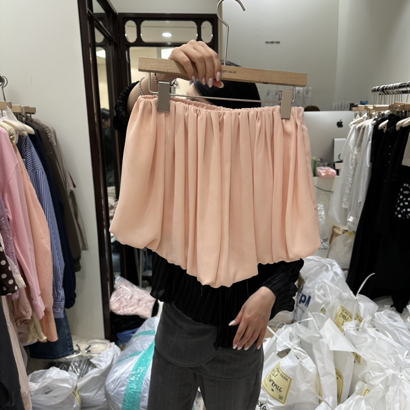 THEMORYPARK韓國代購女士新品熱賣26春夏人氣休閑短褲雪紡THE MORY PARK短褲