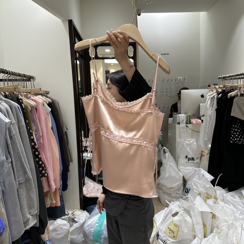 THEMORYPARK韓國直郵實拍女士新品時尚熱賣職業人氣吊帶背心THE MORY PARK吊帶/背心