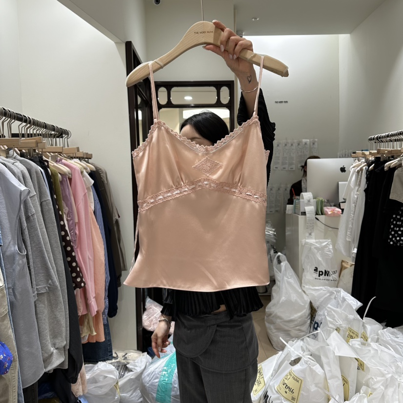 THEMORYPARK韓國直郵實拍女士新品時尚熱賣職業人氣吊帶背心THE MORY PARK吊帶/背心圖色1