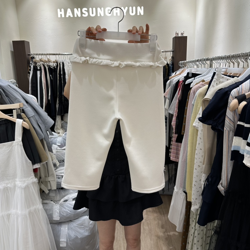 HANSUNGHYUN韓國東大門直郵女士新品熱賣26春夏打底褲鯊魚褲HANSUNGHYUN打底褲/鯊魚褲