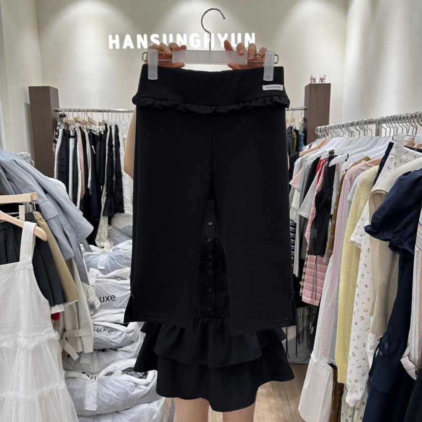 HANSUNGHYUN韓國東大門直郵女士新品熱賣26春夏打底褲鯊魚褲HANSUNGHYUN打底褲/鯊魚褲圖色2