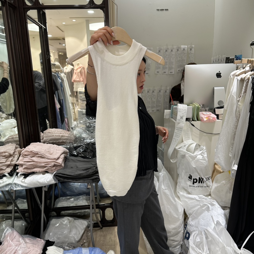 THEMORYPARK韓國東大門直郵女裝新品時尚人氣休閑吊帶背心THE MORY PARK吊帶/背心圖色1