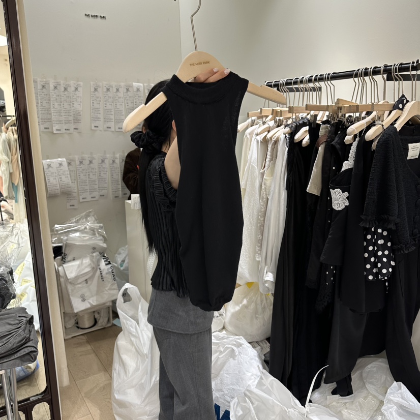 THEMORYPARK韓國東大門直郵女裝新品時尚人氣休閑吊帶背心THE MORY PARK吊帶/背心圖色2