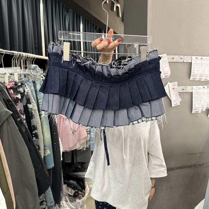 MOMAZU韓國東大門代購女裝新品推薦26春夏職業熱賣短裙腰帶MOMAZU短裙