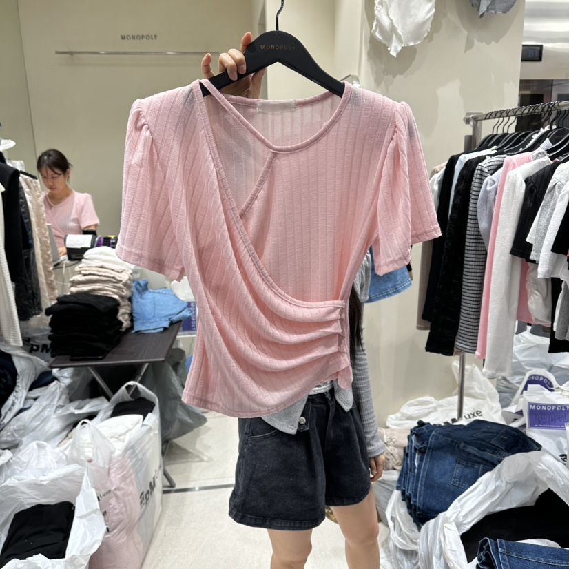 MONOPOLY韓國東大門代購女裝新品熱賣推薦26春夏時尚人氣T恤MONO_POLYT恤圖色3