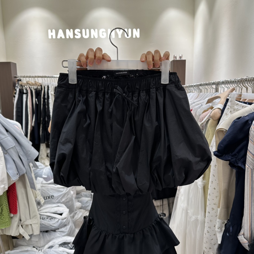 HANSUNGHYUN韓國東大門代購女裝新品人氣時尚26春夏裙褲蕾絲HANSUNGHYUN裙褲圖色2