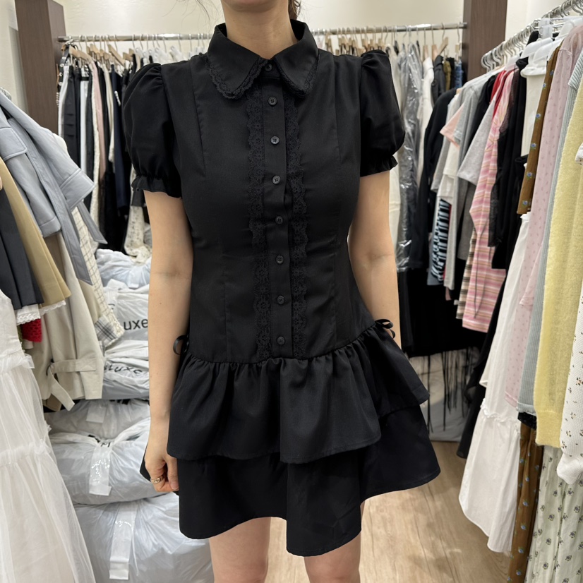 HANSUNGHYUN韓國直郵女士新品推薦26春夏時尚熱賣人氣連衣裙HANSUNGHYUN連衣裙圖色1黑色